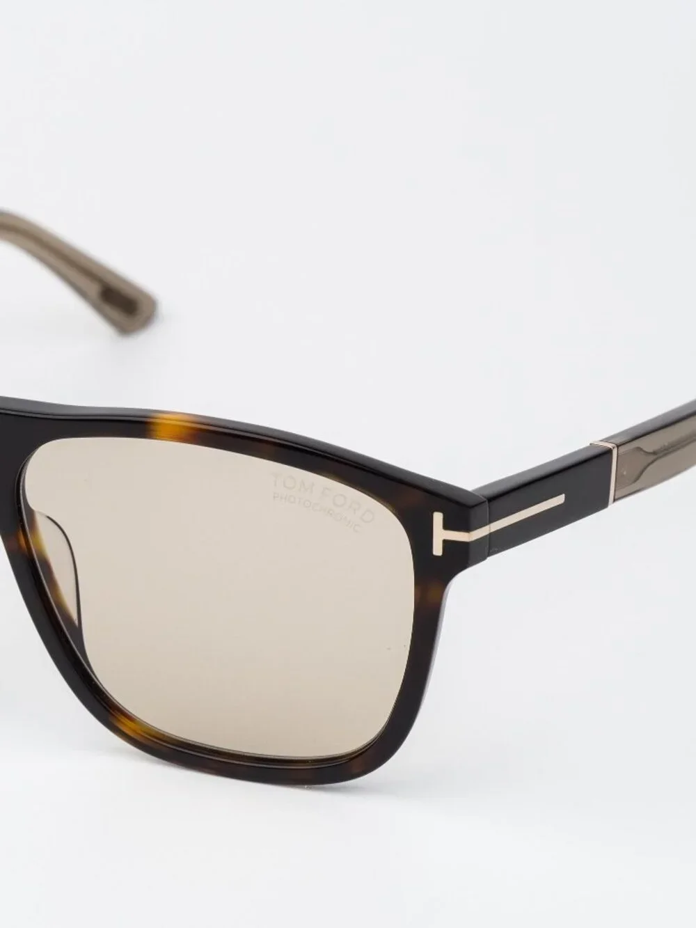 Tom Ford FRANCES Men Sunglasses Havana Brown Photochromic Square FT1081/S 52E